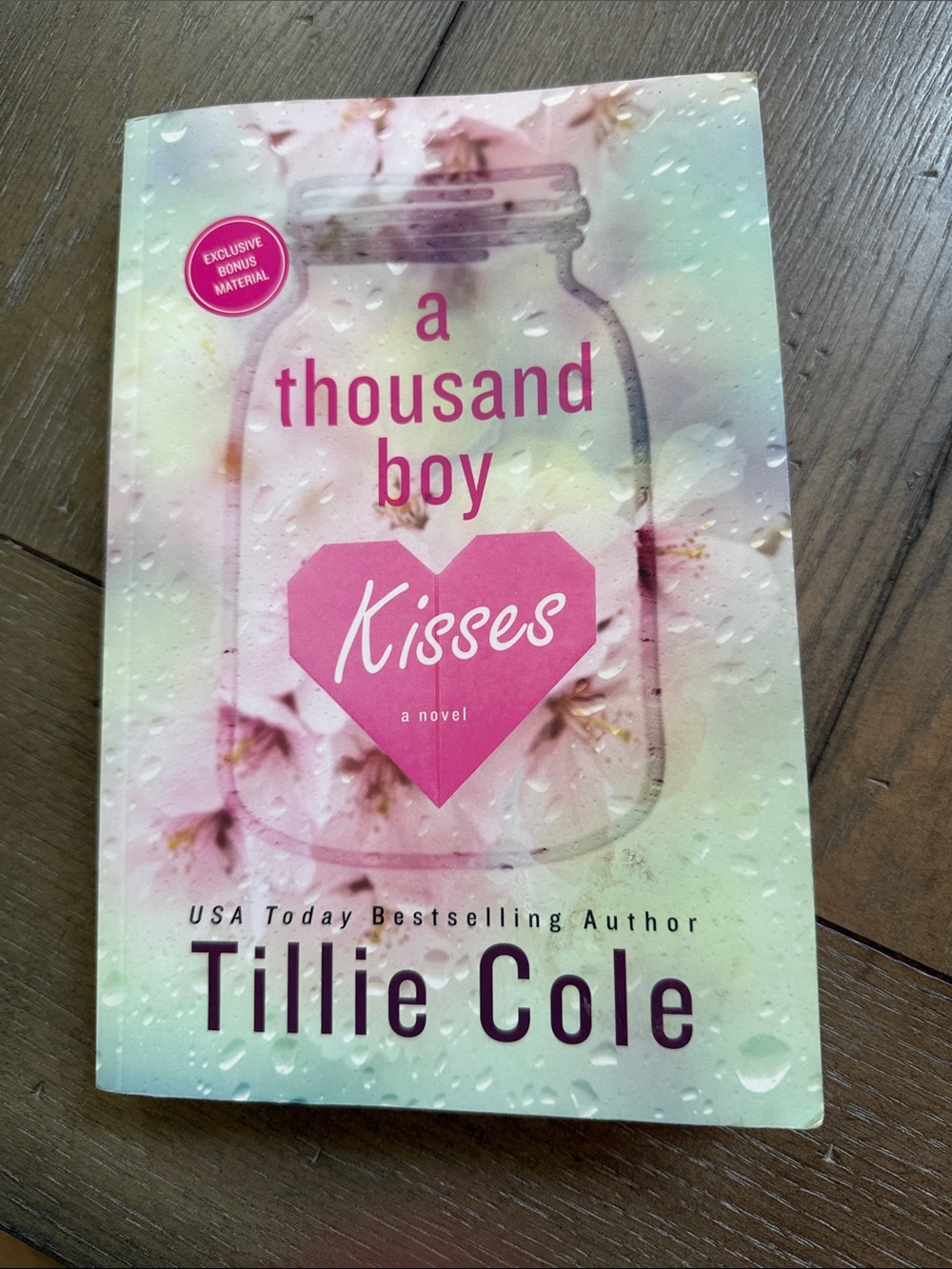 A Thousand Boy Kisses by Tillie Cole - Pastel Pink Cover